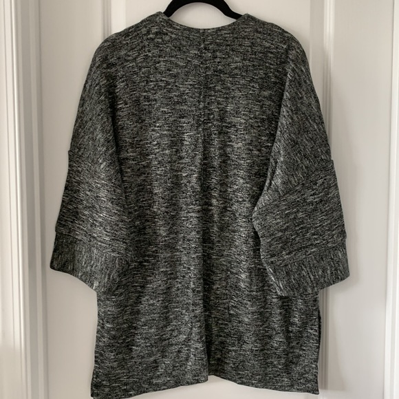 NWT LOFT Wide Kimono Drop Shoulder Sleeves Knit Open Cardigan Sweater Size XS - Picture 13 of 15